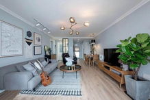 新湖明珠城北歐風格裝修案例 90平米住宅室內(nèi)裝飾裝修賞析