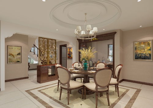 歐式奢華氣韻，筑就理想之家 203平豪華別墅裝修實(shí)景全解析